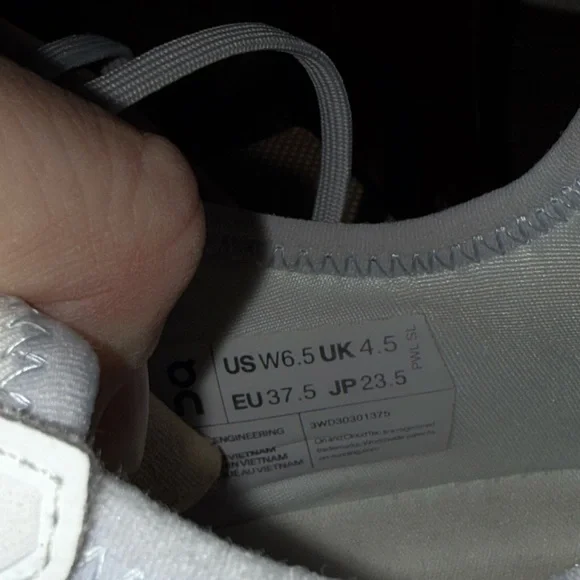 On Running Women's Sneakers - White and Blue - Picture 10 of 13